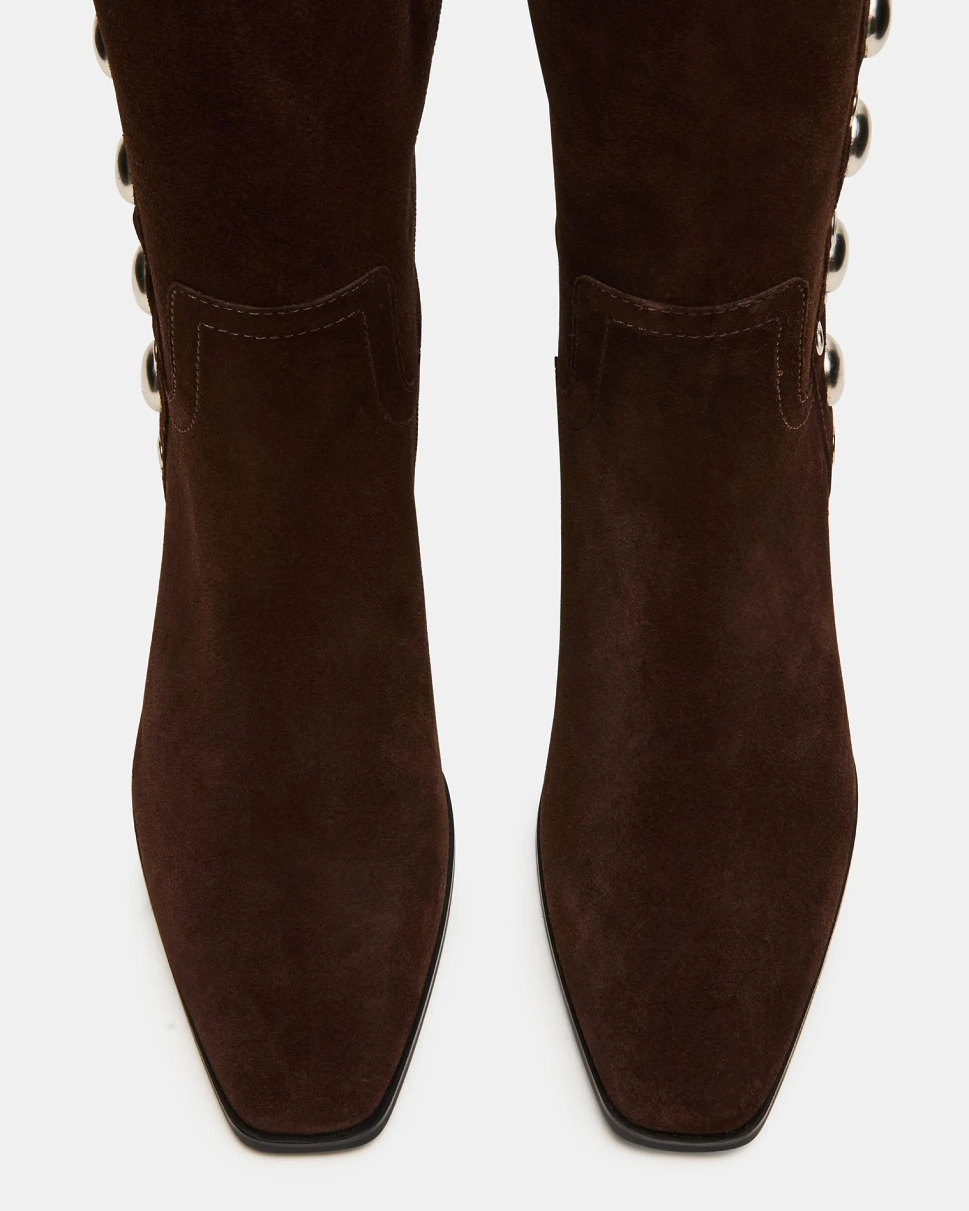 Dingo Brown Suede Studs