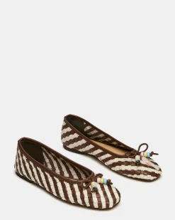 Divy White/brown Leather