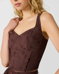 Dixie Knit Top Walnut