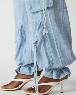 Duo Pant Faded Blue Denim
