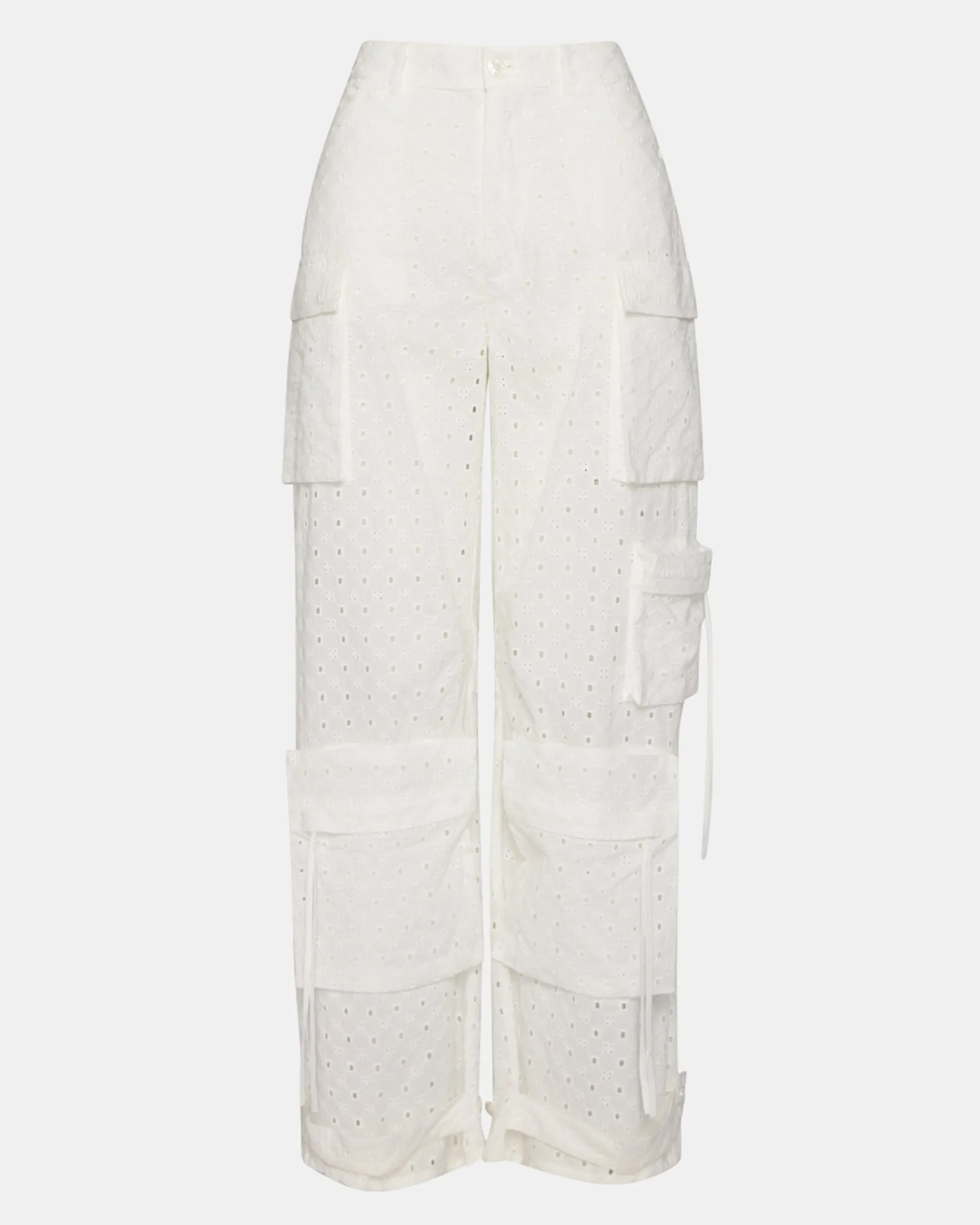 Duo Pant White Eyelet