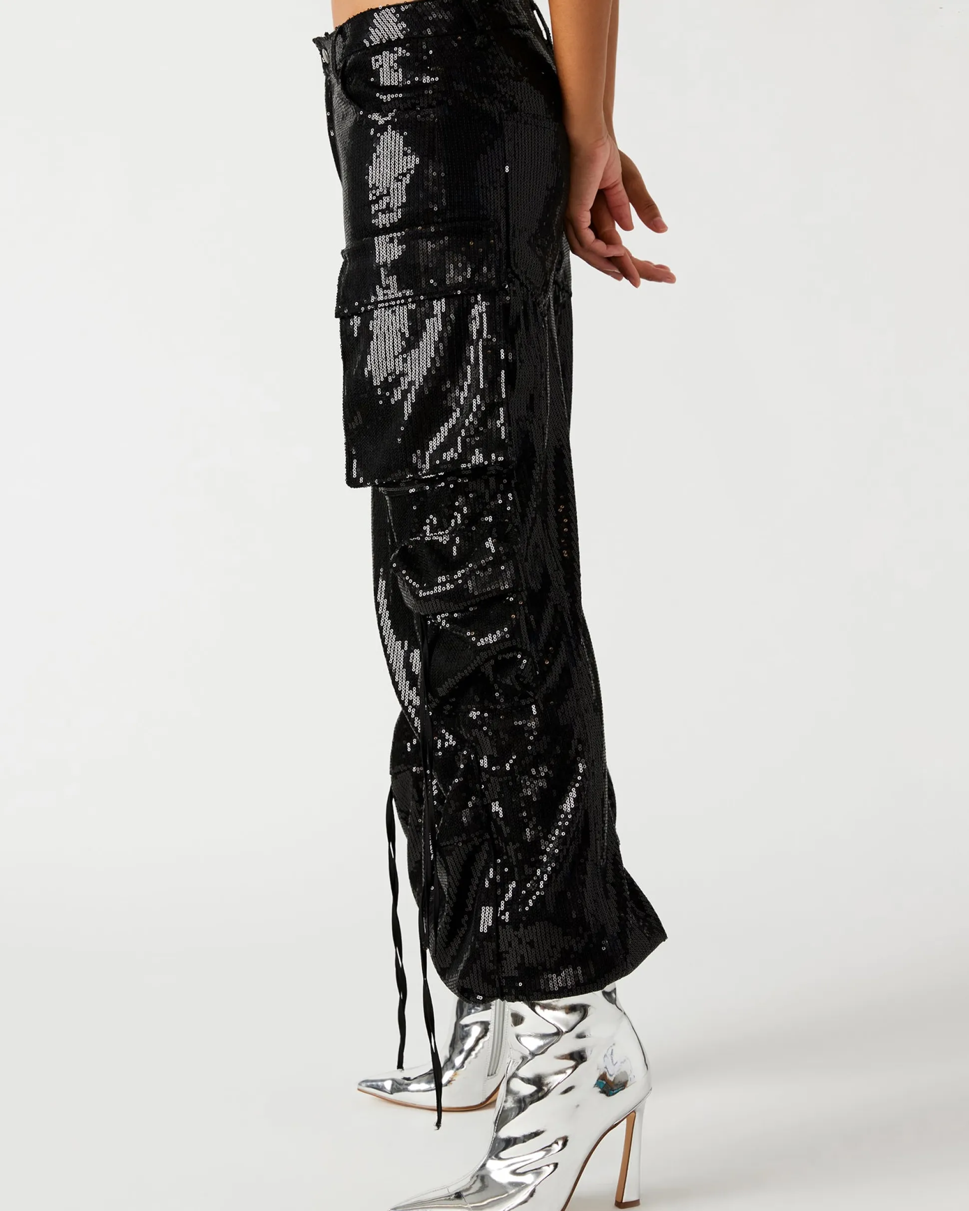 Duo Sequin Pant Black