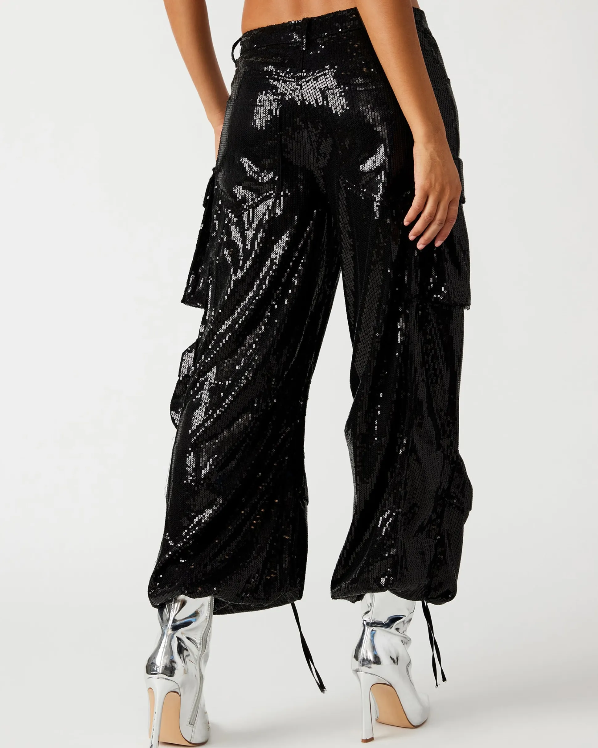 Duo Sequin Pant Black