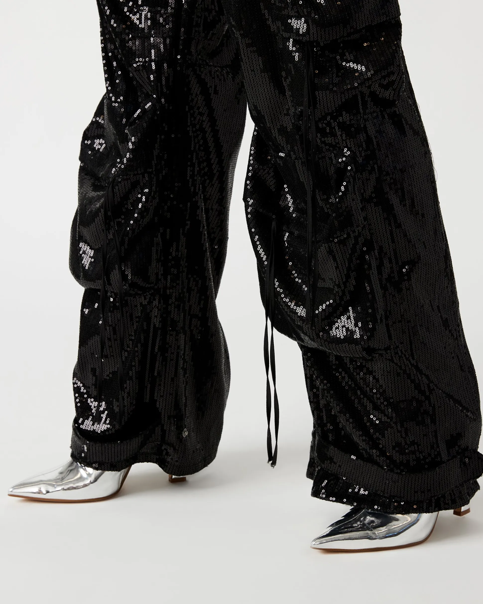 Duo Sequin Pant Black