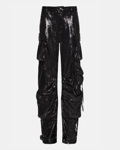 Duo Sequin Pant Black