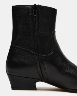 Dusty Black Leather