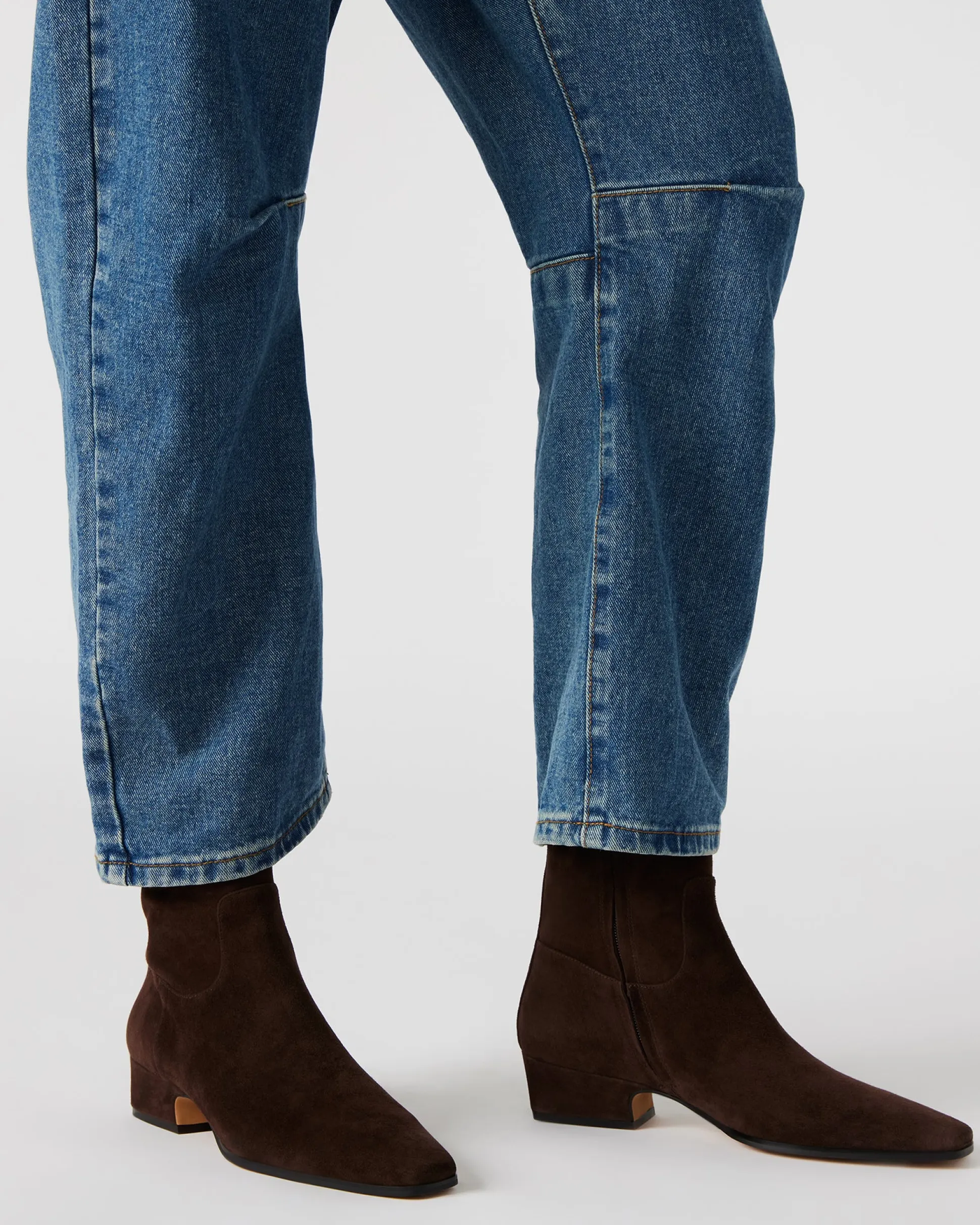Dusty Chocolate Brown Suede
