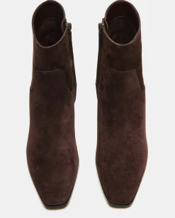 Dusty Chocolate Brown Suede