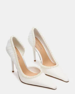 Elegant Pearl Ivory Mesh