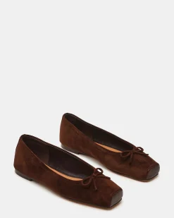 Eleve Chocolate Brown Suede