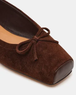 Eleve Chocolate Brown Suede