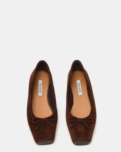 Eleve Chocolate Brown Suede
