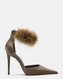 Elusive Olive Satin