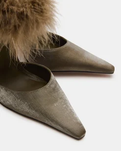 Elusive Olive Satin