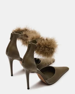 Elusive Olive Satin