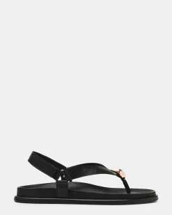 Elvia Black Leather