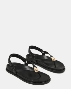 Elvia Black Leather