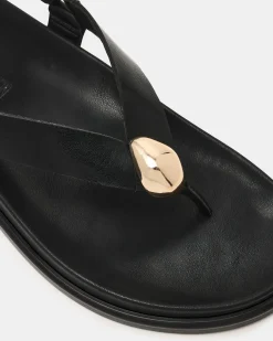 Elvia Black Leather