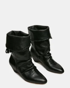 Enaya Black Leather