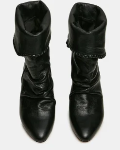 Enaya Black Leather