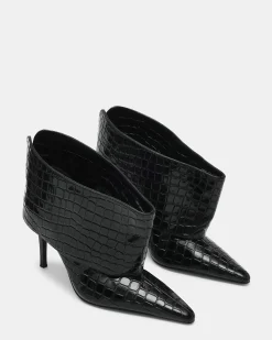 Enella Black Crocodile