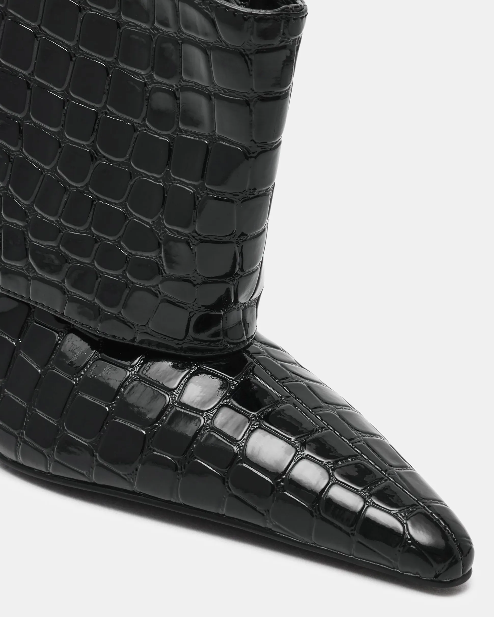 Enella Black Crocodile