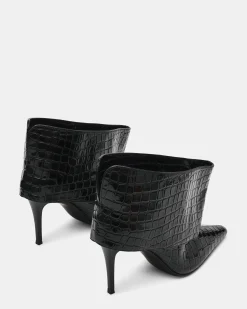 Enella Black Crocodile