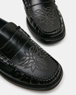 Ennis Black Leather