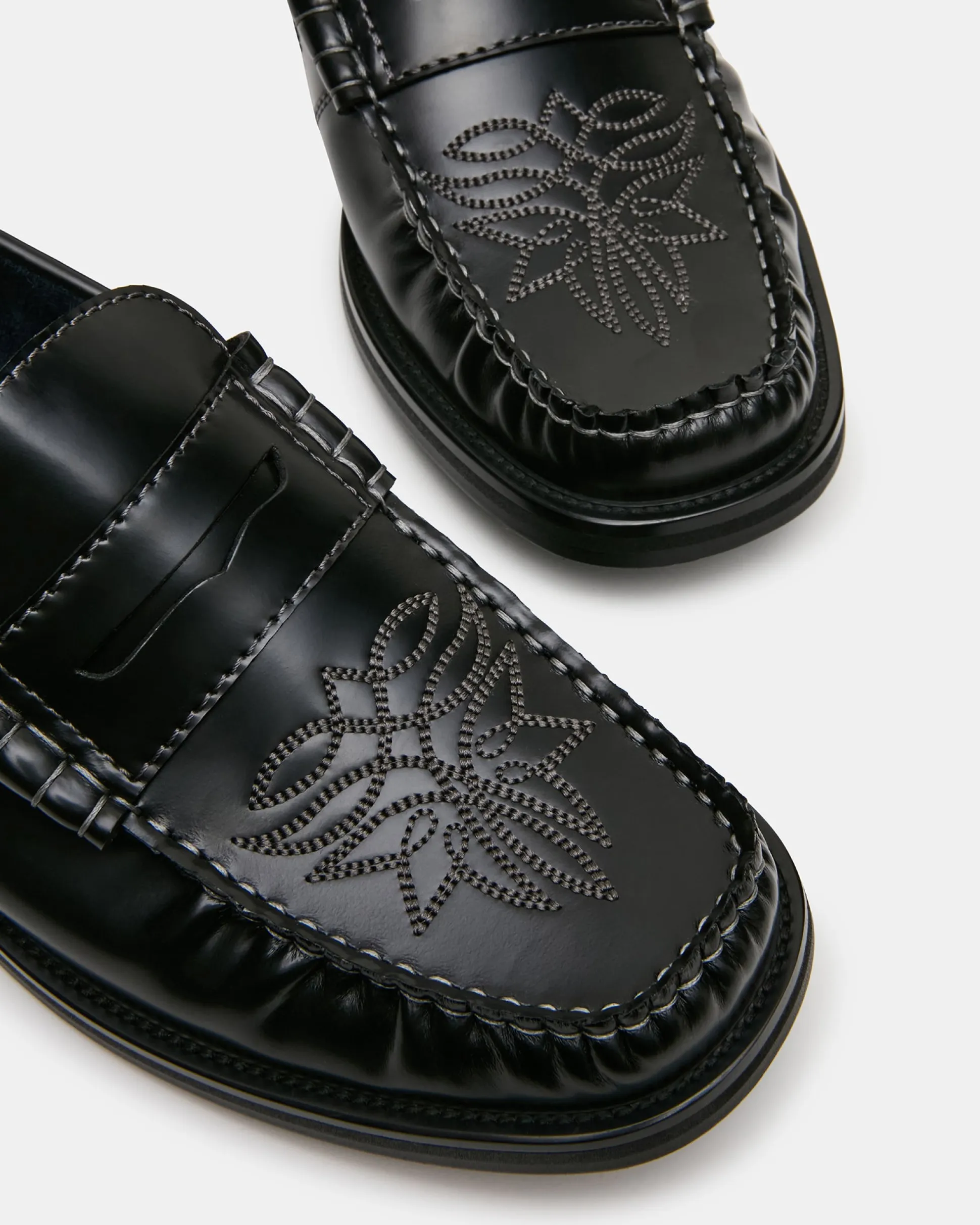 Ennis Black Leather