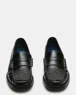 Ennis Black Leather