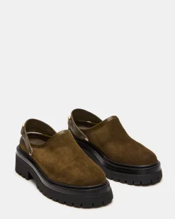 Erba Olive Suede