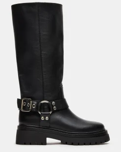 Everest Black Leather