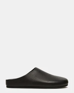 Fern Black Leather