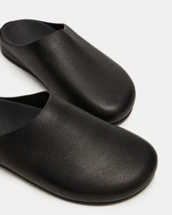 Fern Black Leather