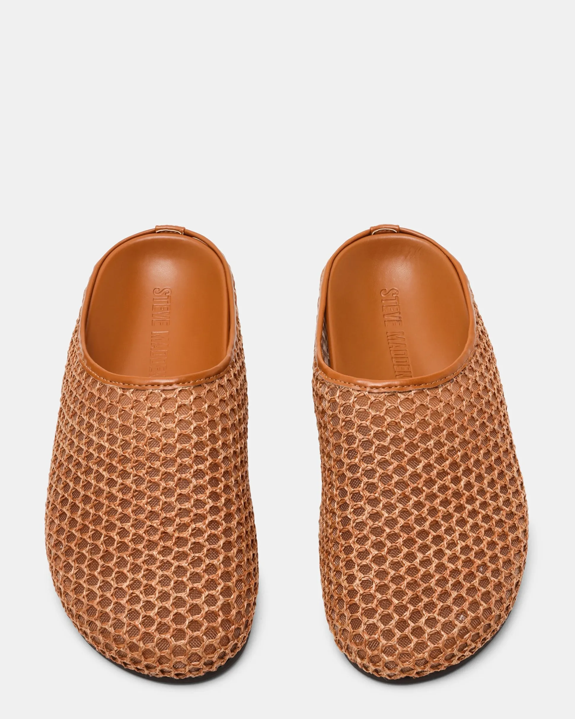 Fern Tan Raffia Mesh
