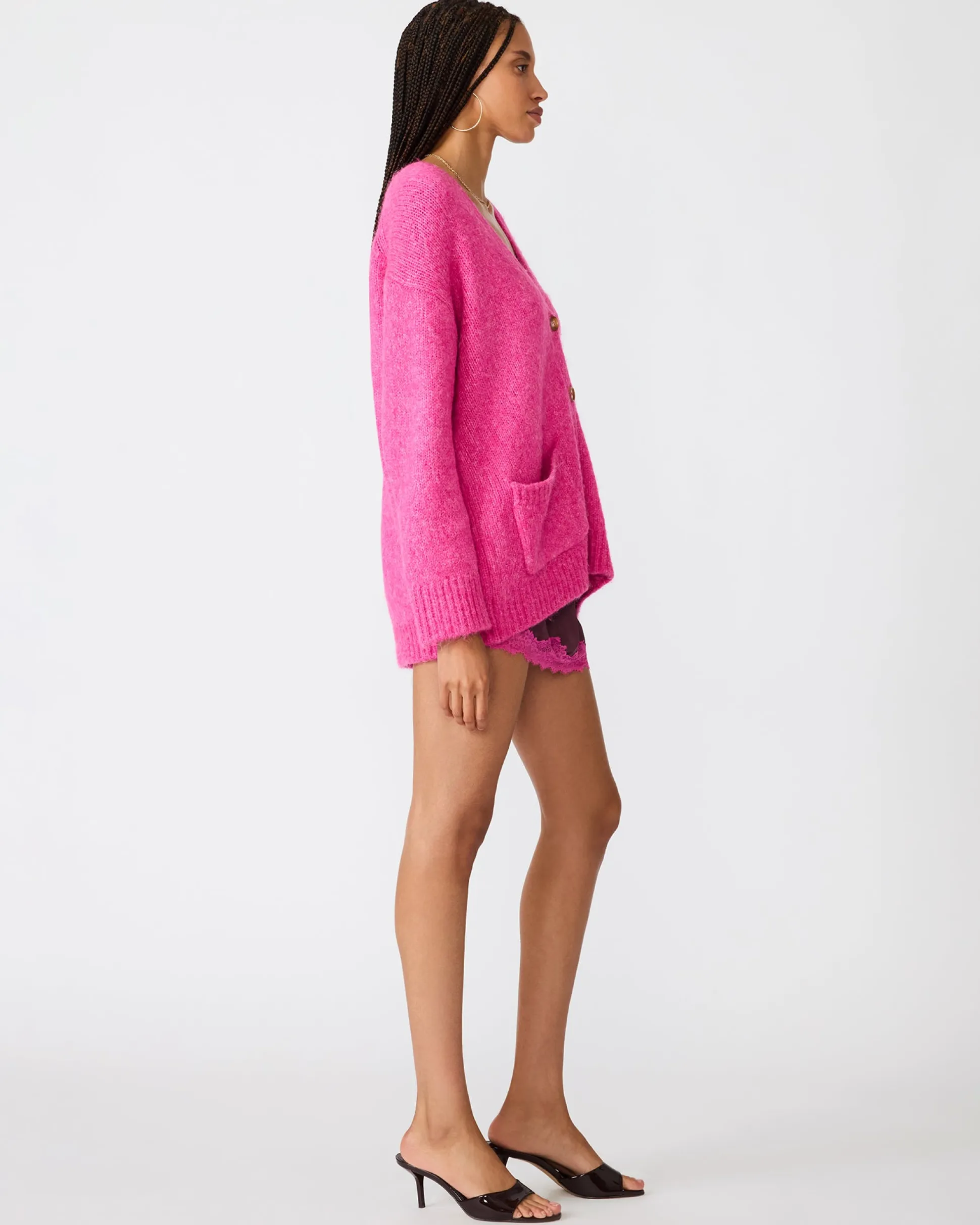 Finley Sweater Pink Violet