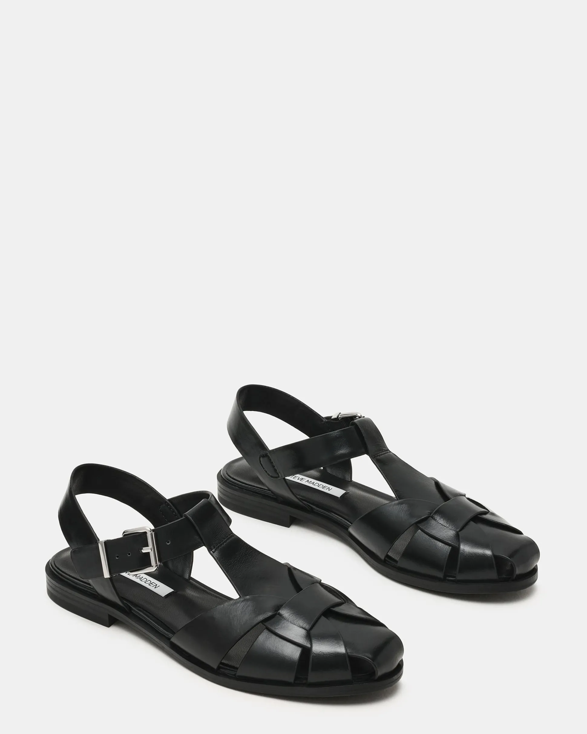 Fisk Black Leather