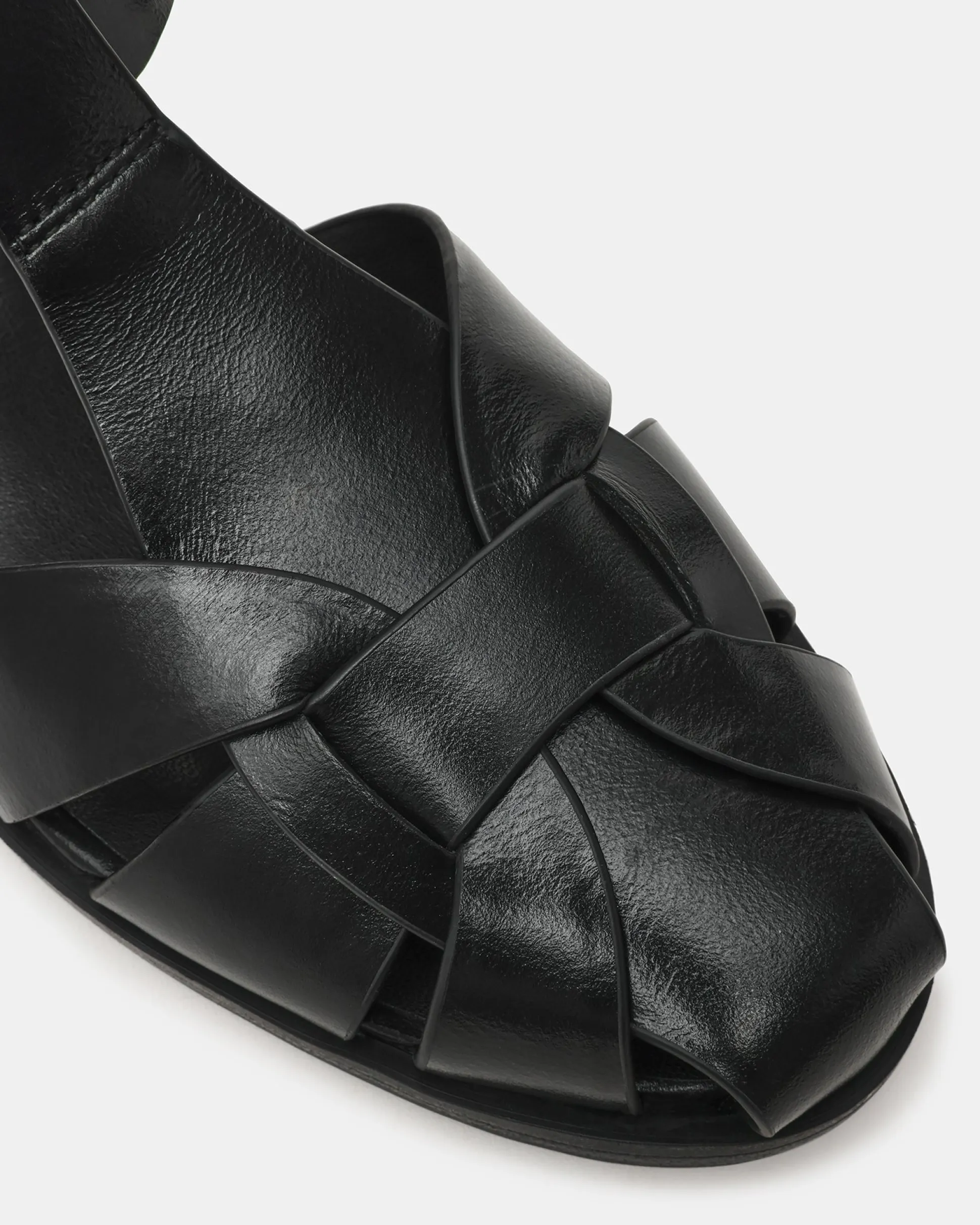 Fisk Black Leather