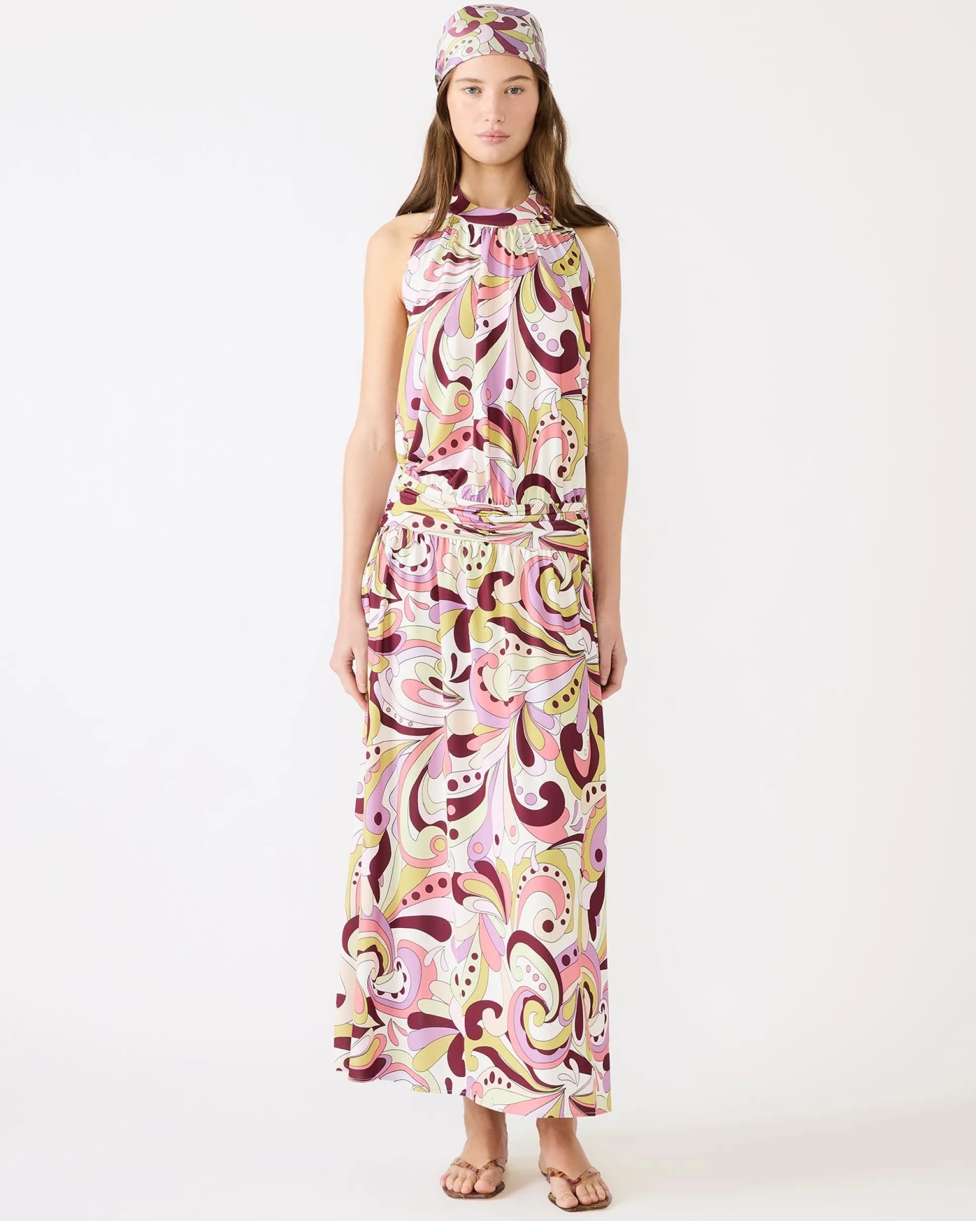 Gala Dress Petal Paisley