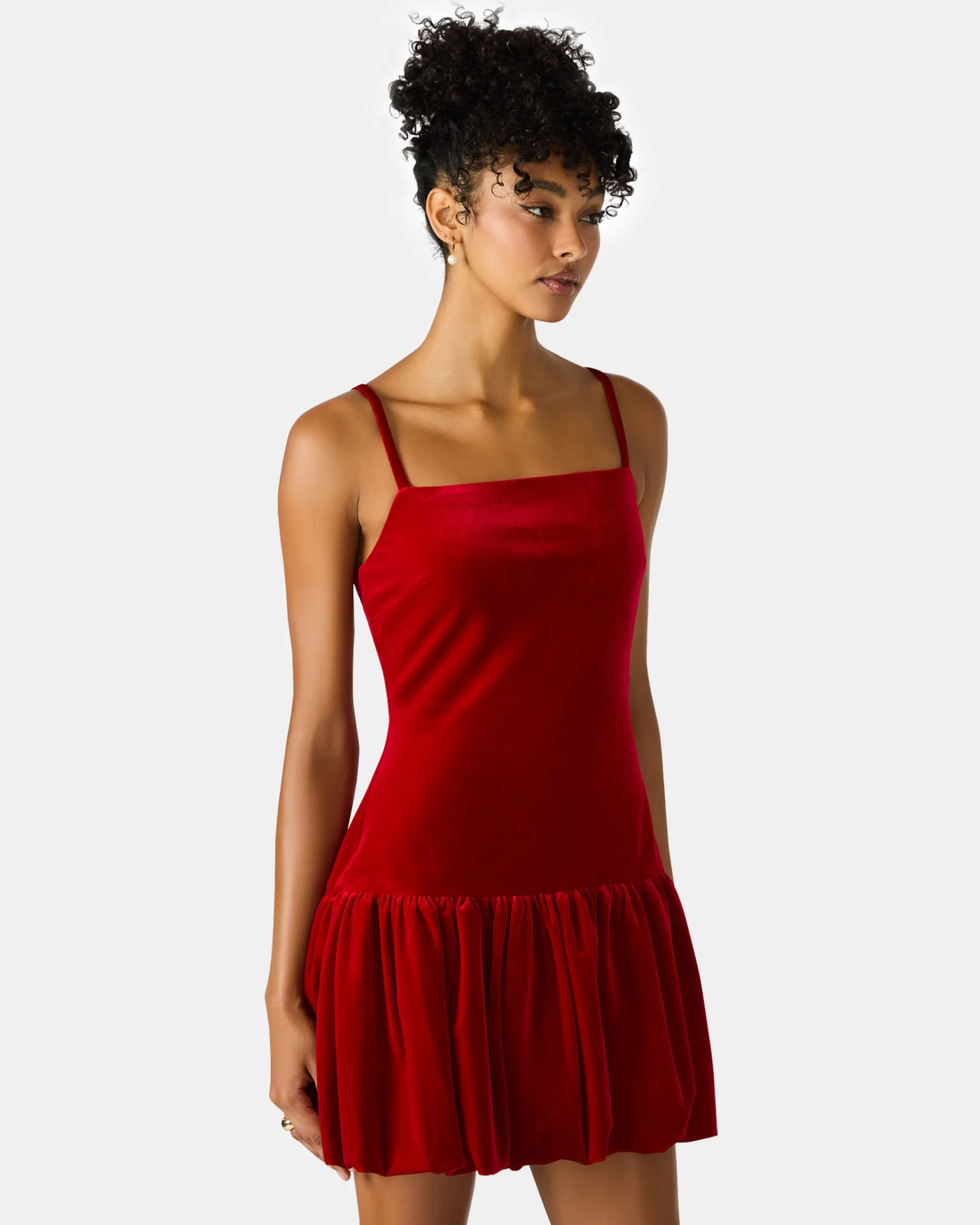 Giovanna Dress Red Velvet