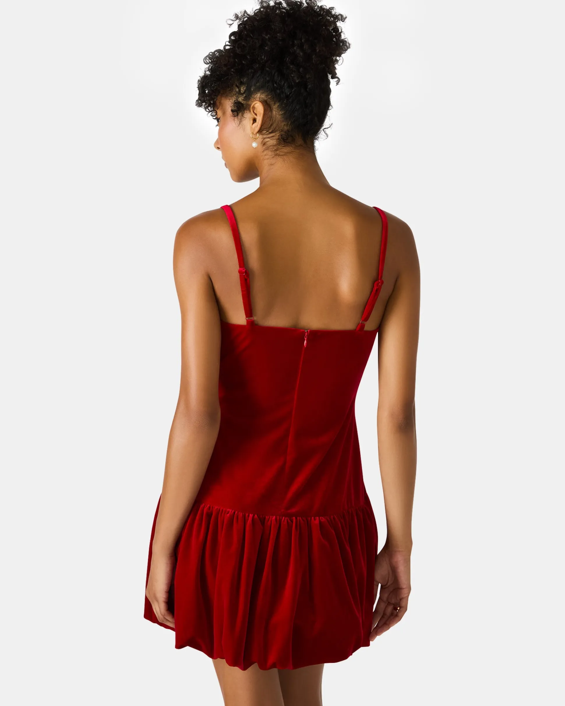 Giovanna Dress Red Velvet
