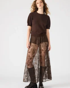 Gisela Skirt Dark Espresso