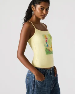 Goldie Tank Pale Yellow