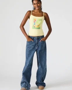 Goldie Tank Pale Yellow