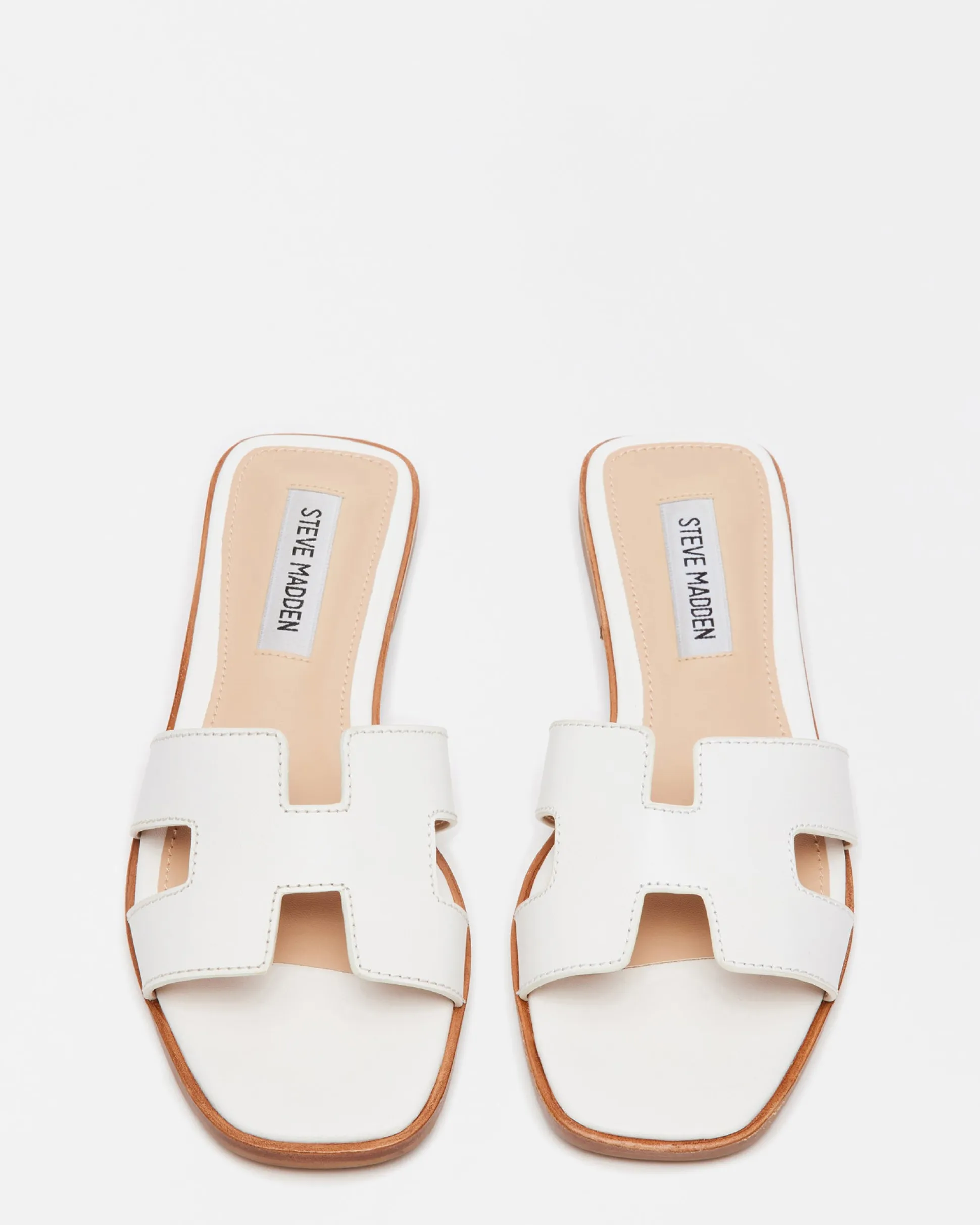 Hadyn White Leather