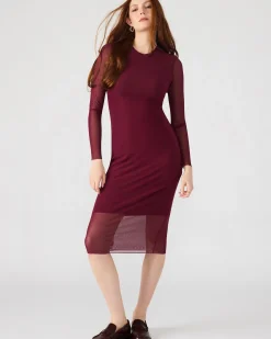 Hailee Dress Wine