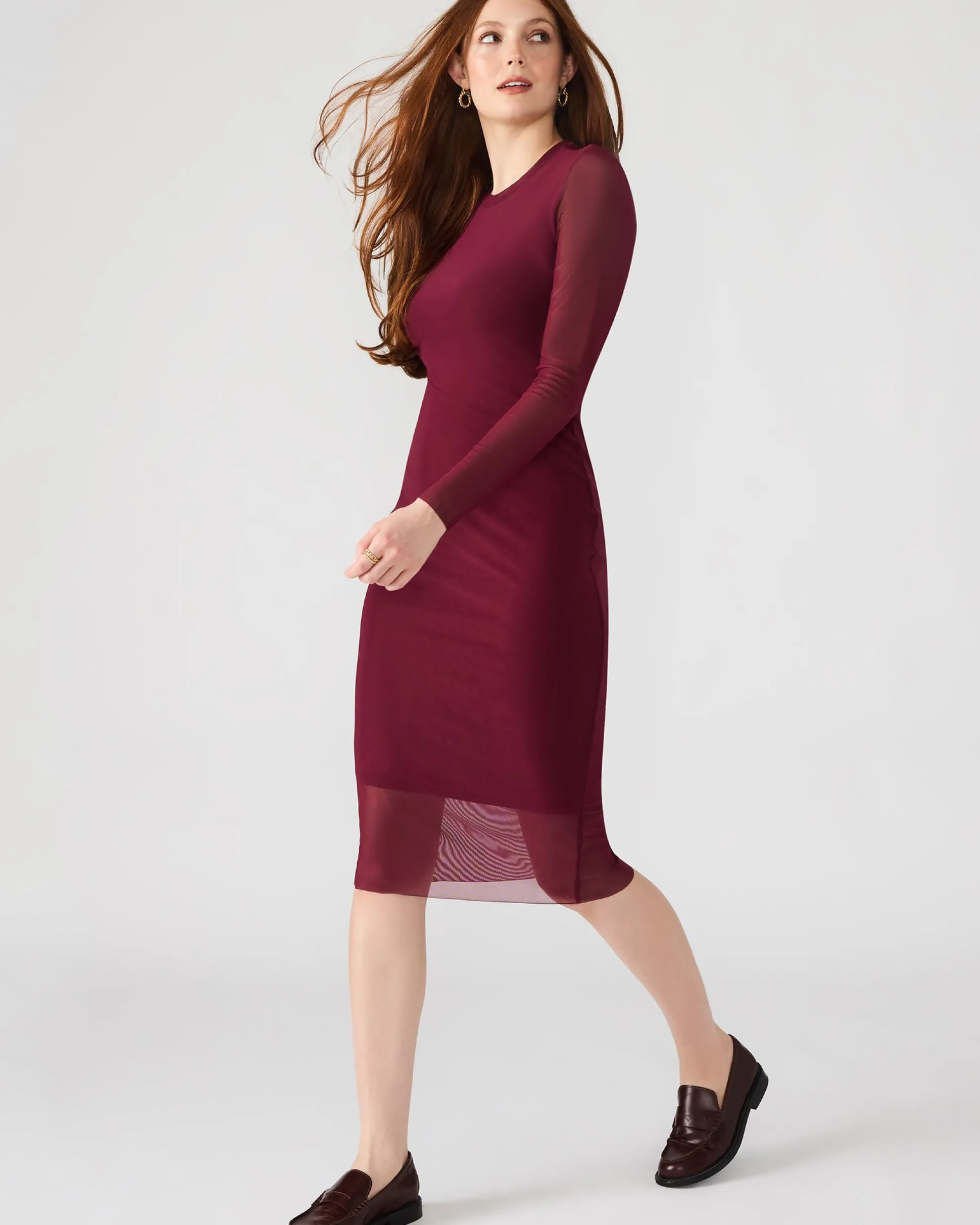 Hailee Dress Wine