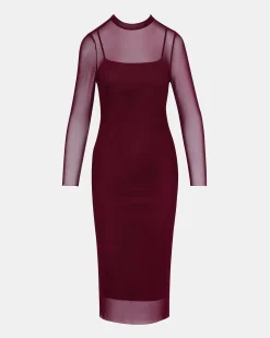 Hailee Dress Wine