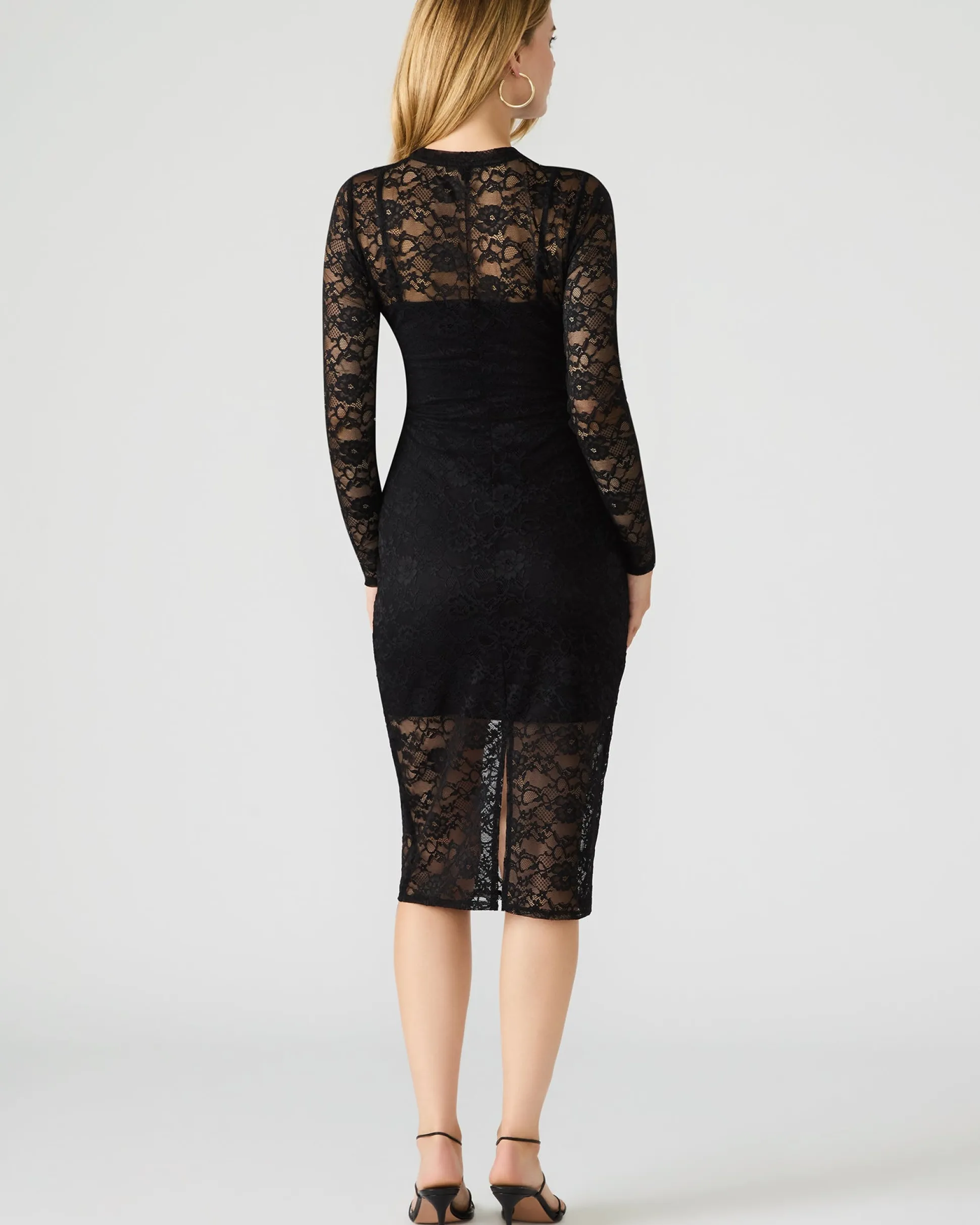 Hailee Lace Dress Black