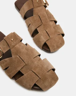 Halo Taupe Suede